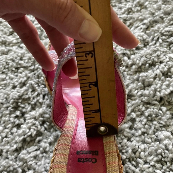 Costa Blanca pink wedge size 10 - Picture 13 of 13